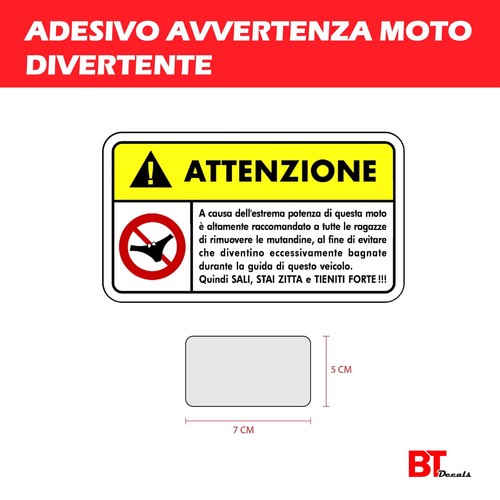 Adesivo ironico cartello - ironico,